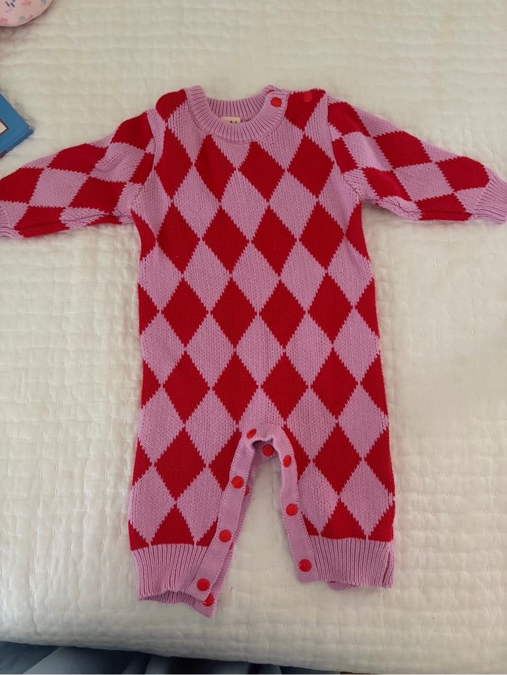 All Small Co Jester Onesie 9M - Picture 4 of 5